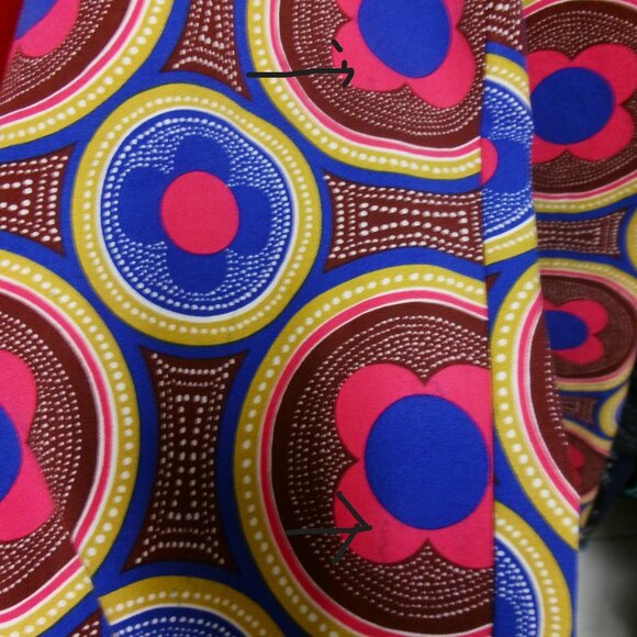 Anthropologie Essential Slim Modern Print Flower Twill Ankle Pants 6 Multicolor - Picture 10 of 10